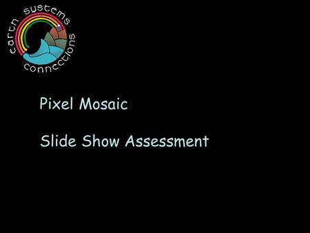 Pixel Mosaic Slide Show Assessment. What is this square called? What do you think is shown in this image? This is a digital picture of something, taken.