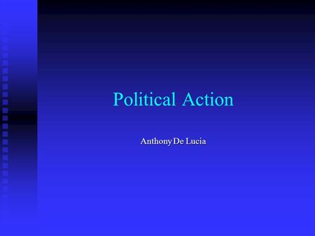 Political Action Anthony De Lucia. Get informed, Get involved, Stay involved AOA works in DC to represent the Osteopathic profession AOA works in DC to.