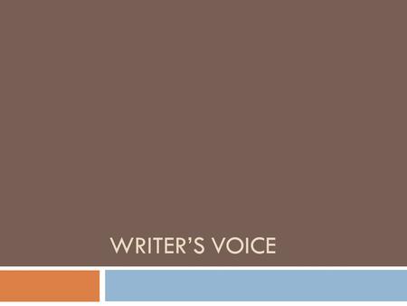 WRITER’S VOICE.  In The Fault in Our Stars by John Green, Hazel’s bitingly sarcastic tone, reflected in her alternate use of elevated vocabulary and.