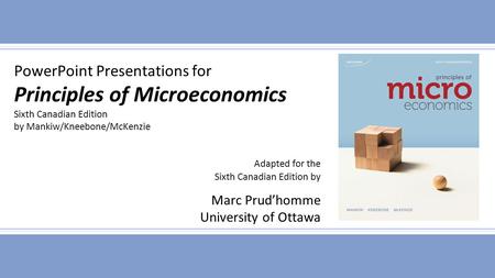 Principles of Microeconomics