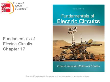 Fundamentals of Electric Circuits Chapter 17