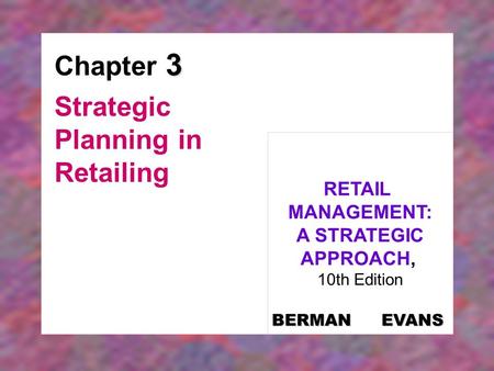 Strategic Planning in Retailing