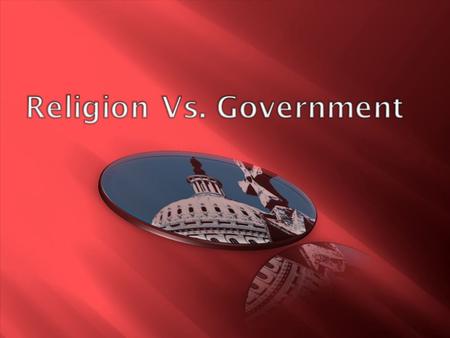  Violence is an ongoing occurrence in America recently as well as in other countries. One subject of matter is that of how religion and government have.