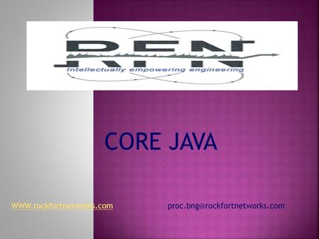 CORE JAVA