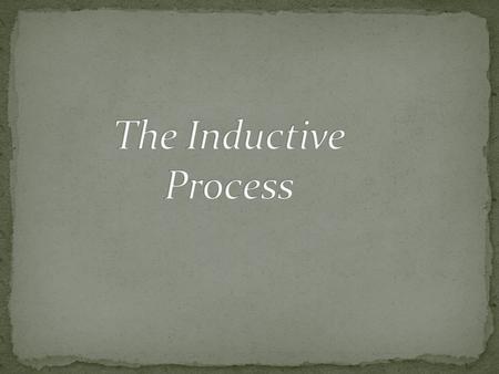 Gather Categorize Focus Structure Ask questions: What do you already know? What is it you don’t know? What don’t you understand? What isn’t clear? What.