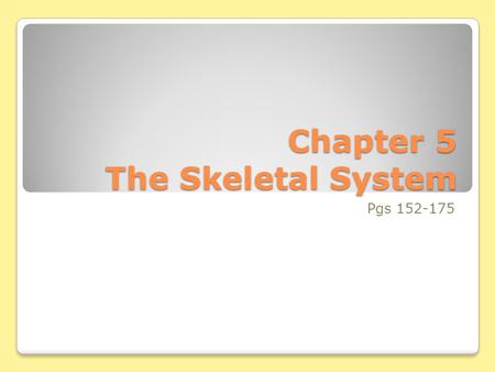 Chapter 5 The Skeletal System Pgs 152-175. Vertebral Column Intervertebral discs – flexible fibrocartilage pads, act as cushion and shock absorption In.