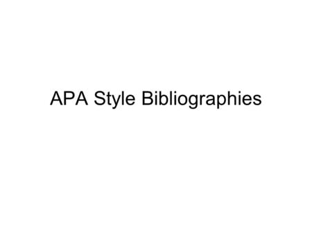 APA Style Bibliographies. Newspaper Article from Internet Markoff, J. (1996, June 5). Voluntary rules proposed to help insure privacy for Internet users.