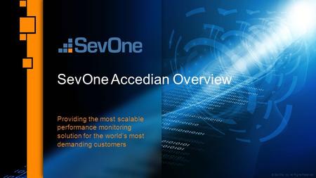 SevOne Accedian Overview