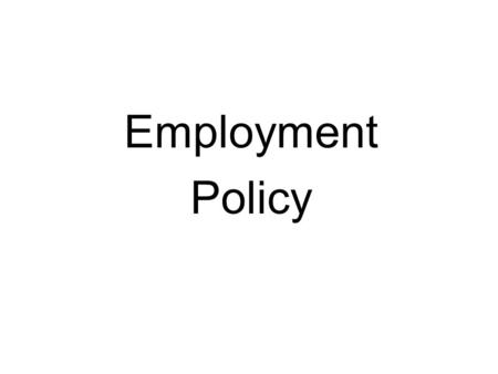 Employment Policy. NCSU-NCCE Employment Policy Overview What Does “SPA” Mean? What Does “EPA” Mean? Performance Management & Grievance Procedures EEO.