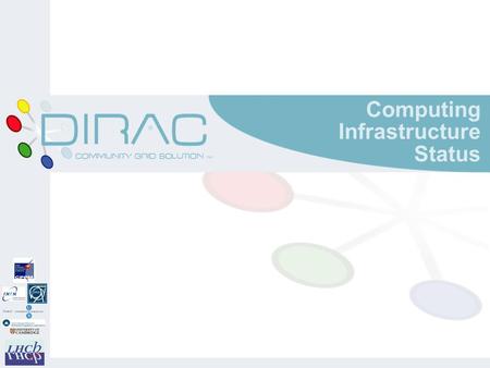 Computing Infrastructure Status. LHCb Computing Status LHCb LHCC mini-review, February 20082 The LHCb Computing Model: a reminder m Simulation is using.