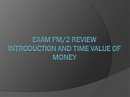 Why Pass Exams?  Much more important to employers than GPA (within reason) Big advantage for internships Nearly required for full-time work  Best thing.