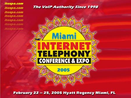 Why Should I Listen? Session Title: QoS & Network Management for Successful Enterprise VoIP Deployment In other words: How do I roll out VoIP with assurances.