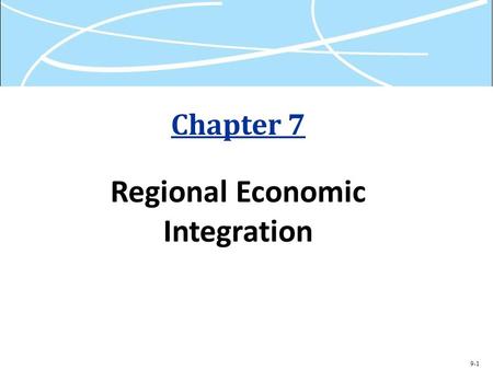 Regional Economic Integration