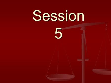 Session 5. Supervision of Students ELC EdLawNet Task Group Session #5 Brad Rice.