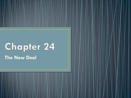 The New Deal. Launching the New Deal Restoring Confidence  Fireside Chats  “Bank Holiday” Declared  What was the purpose of these?  Emergency Banking.