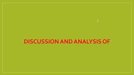 PRACTICAL SKILLS ON : DISCUSSION AND ANALYSIS OF RESULTS OF LABORATORY STUDIES OF DRINKING WATER.