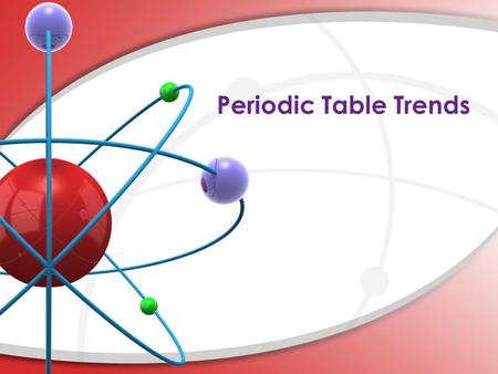 Periodic Table Trends. Arrangement of the elements in order of their atomic numbers so that elements with similar properties fall in the same column,