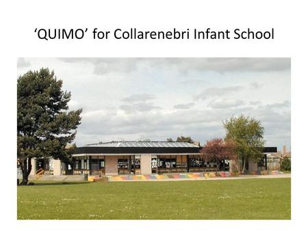 ‘QUIMO’ for Collarenebri Infant School. Sketch of PC Network.