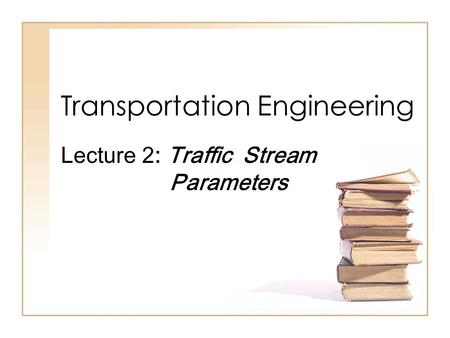 Transportation Engineering