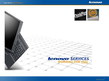 1 © 2006 Lenovo. 2 Selling Lenovo Services- The First Question! How would you like to extend your client relationships over longer periods of time, increase.