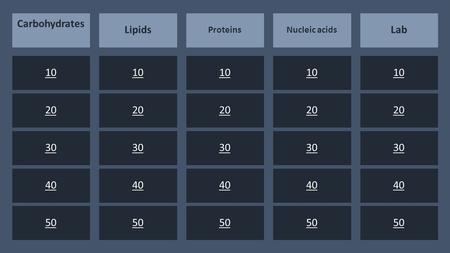 You can type your own categories and points values in this game board. Type your questions and answers in the slides we’ve provided. When you’re in slide.