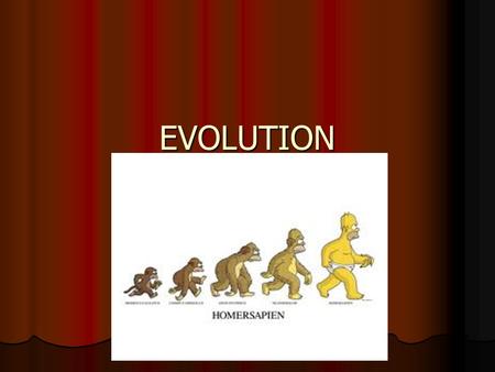 EVOLUTION. EVOLUTION The process of change through time. The process of change through time. Evidences of Evolution Evidences of Evolution Fossils-the.