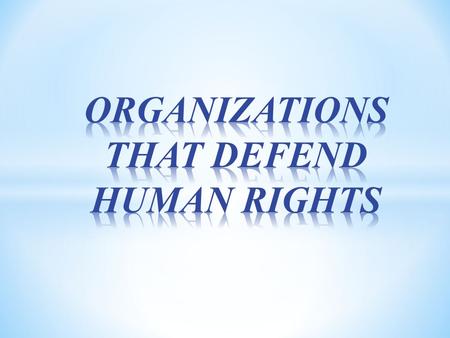 AMNESTY INTERNATIONAL Amnesty International is a non-governmental organization, founded in London in 1961 and it is focused on human rights with over.