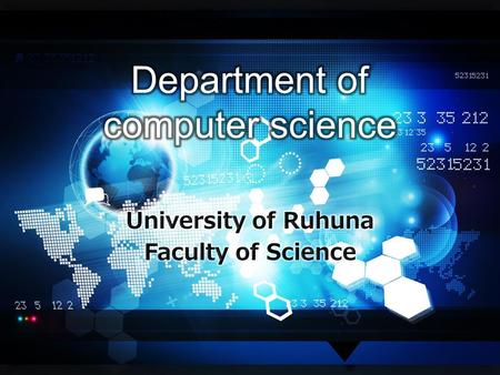 INFORMATION TECHNOLOGIES Information technology is related to studying, designing and developing information related to computers. This field is growing.