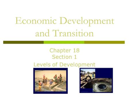 Economic Development and Transition