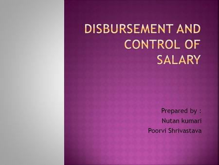 Prepared by : Nutan kumari Poorvi Shrivastava. According to section 17(1) of the ‘Income Tax Act’, Salary is defined to include the following: - Wages,