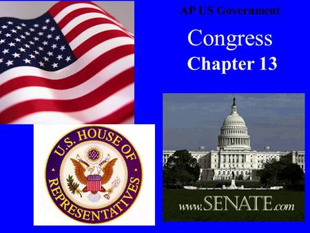 AP US Government Congress Chapter 13.