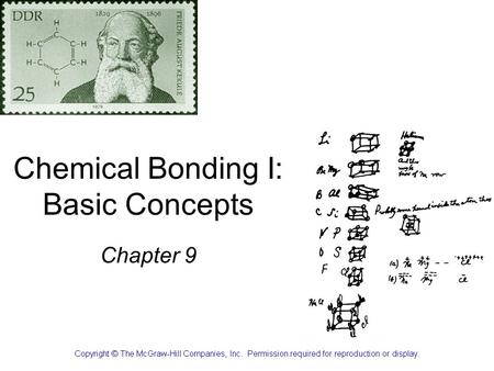 Chemical Bonding I: Basic Concepts