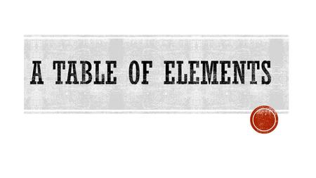  I will be able to identify the different parts of the periodic table.  I will be able to the properties of metals, non-metals and metalloids.