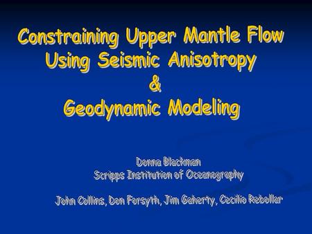 Upper mantle flow associated with plate motion and melt-enhanced upwelling Upper mantle flow associated with plate motion and melt-enhanced upwelling.