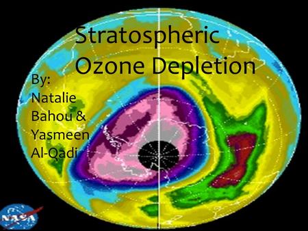 Stratospheric Ozone Depletion