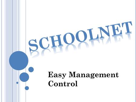 Easy Management Control. The story of the report card before SchoolNet.