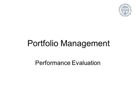 Performance Evaluation