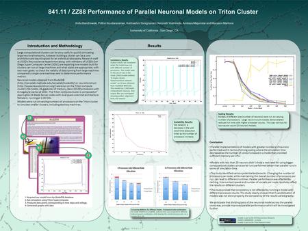 841.11 / ZZ88 Performance of Parallel Neuronal Models on Triton Cluster Anita Bandrowski, Prithvi Sundararaman, Subhashini Sivagnanam, Kenneth Yoshimoto,