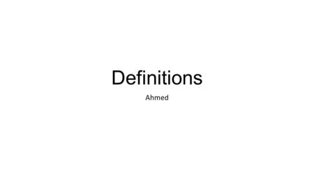 Definitions Ahmed. Definition: A ranking function r is said to have the LimitedCollusionEffect (LCE) property if for any two arbitrary players px and.