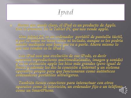  iPad (/ ˈ a ɪ pæd/ EYE -pad) is an iOS-based line of tablet computers designed and marketed by Apple Inc. The first iPad was released on April 3,