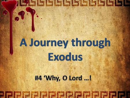 1.Moses brought some of this on himself! Exodus 3:18 “Then you and the elders are to go to the king of Egypt and say to him, ‘The L ORD, the God of the.