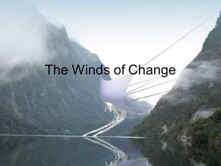 The Winds of Change. Spain The Rise of Spain In 1556, Charles the V –Holy Roman Emperor –King of Spain –Nephew of Catherine of Aragon Turned over power.