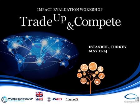 IMPACT EVALUATION WORKSHOP ISTANBUL, TURKEY MAY 11-14.