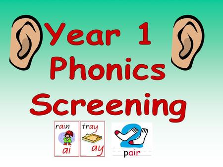 One of the strategies children are taught to use in learning to read is breaking down words into separate sounds or ‘phonemes’. They are then taught how.