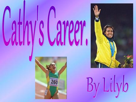 1987 Cathy moved on to Koorablyn international school to be coached professionally by Romanian Mike Danila who became her first real coach. Her provide.