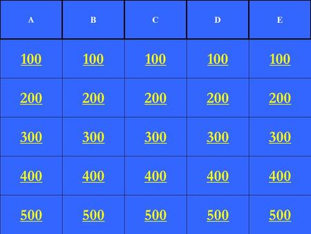 200 300 400 500 100 200 300 400 500 100 200 300 400 500 100 200 300 400 500 100 200 300 400 500 100 A BCDE.