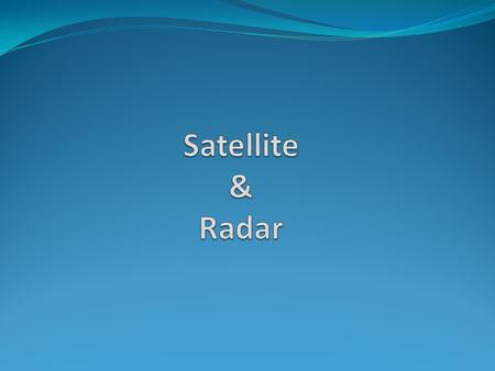 Weather Instruments & Forecasting Weather was studied at particular locations until the invention of surface maps (1800s) & aircraft Weather stations.