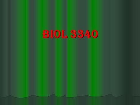 BIOL 3340. Chapter 2 Microscopy Fixation preserves internal and external structures and fixes them in position organisms usually killed and firmly.