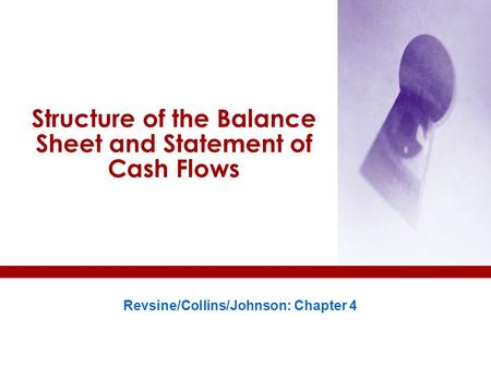 Structure of the Balance Sheet and Statement of Cash Flows