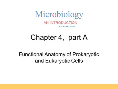 Functional Anatomy of Prokaryotic and Eukaryotic Cells